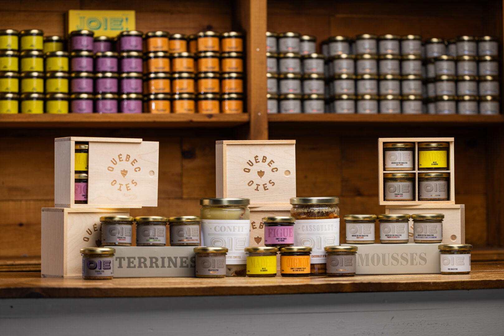 Local products from Ferme Québec-Oies