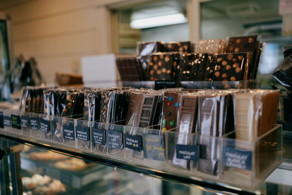 Chocolates and treats at Praline et Chocolat